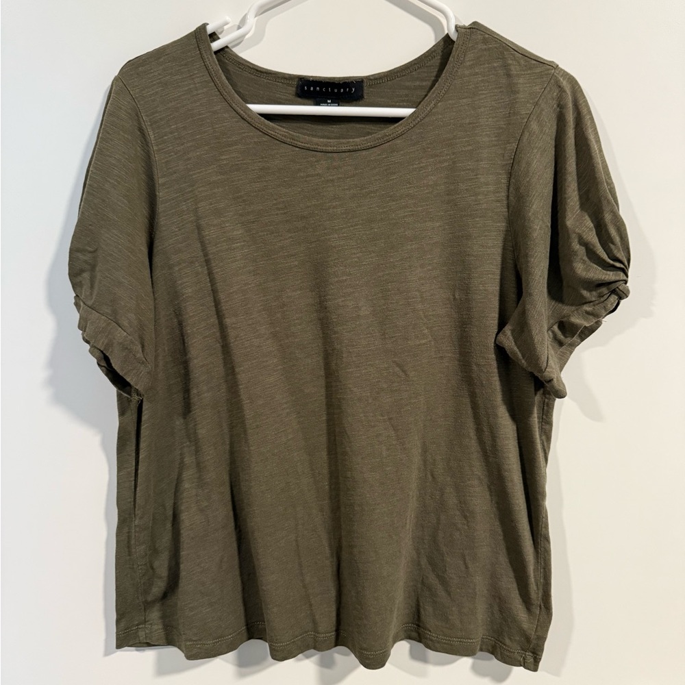 Sanctuary Olive Short Sleeve Tee